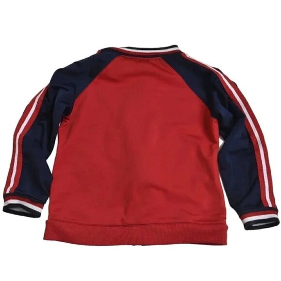 Vintage Scooby Doo Red Football Jacket Cartoon Network Red Blue Size 5 - Picture 4 of 6